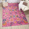 Nourison Passion PSN01 Fuchsia Area Rug Room Image Feature