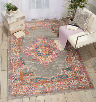 Nourison Passion PSN03 Grey Area Rug Room Image