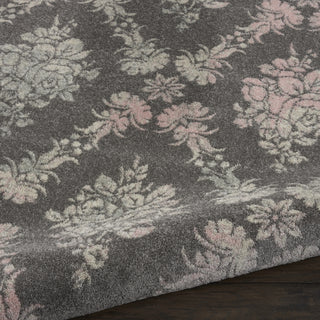 Tranquil TRA09 Grey/Pink Area Rug by Nourison Texture Image