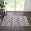 Nourison Tranquil TRA09 Grey/Pink Area Rug Detail Image Feature