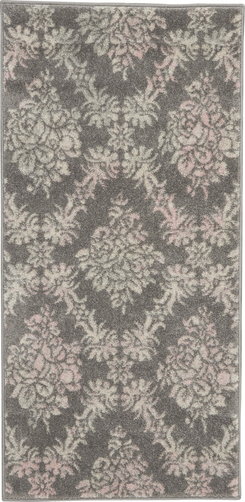 Tranquil TRA09 Grey/Pink Area Rug by Nourison main image