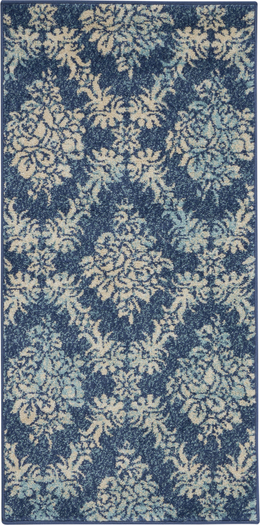 Tranquil TRA09 Navy/Light Blue Area Rug by Nourison main image