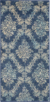 Tranquil TRA09 Navy/Light Blue Area Rug by Nourison main image