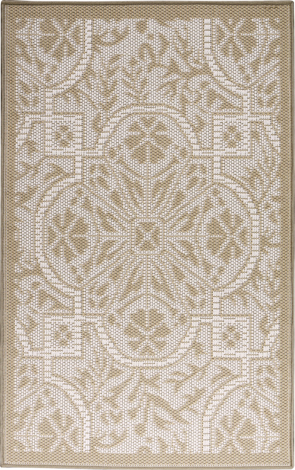 Calabas CLB02 Beige/Cream Area Rug by Nourison