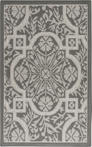 Calabas CLB02 Ivory/Grey Area Rug by Nourison main image