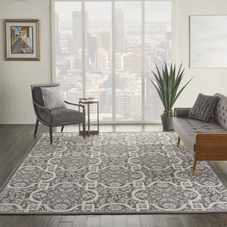 Calabas CLB02 Ivory/Grey Area Rug by Nourison Main Image