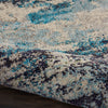 Nourison Celestial CES02 Ivory/Teal Blue Area Rug Texture Image