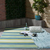 Nourison WAV01/Sun and Shade SND71 Green/Teal Area Rug by Waverly Detail Image
