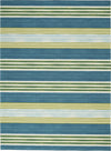 Nourison WAV01/Sun and Shade SND71 Green/Teal Area Rug by Waverly main image