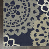 Nourison WAV01/Sun and Shade SND72 Black Area Rug by Waverly Corner Image
