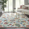 Nourison Wav01/Sun and Shade SND73 Ivory Area Rug by Waverly Room Image Feature