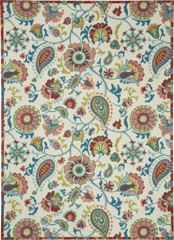 Nourison WAV01/Sun and Shade SND73 Ivory Area Rug by Waverly main image