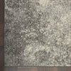 Passion PSN10 Charcoal/Ivory Area Rug by Nourison Corner Image
