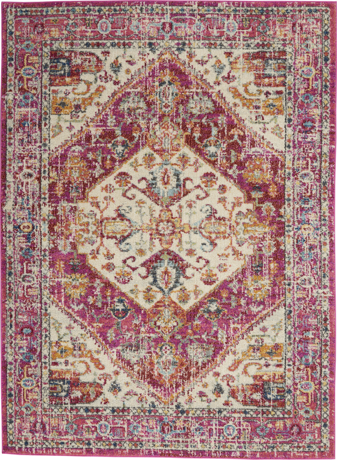 Passion PSN23 Ivory/Pink Area Rug by Nourison main image