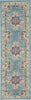 Nourison Passion PSN03 Light Blue Area Rug 2'2'' X 7'6'' Runner 