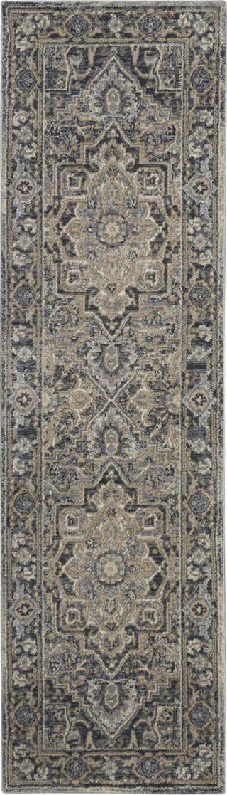 Nourison Moroccan Celebration KI381 Navy Area Rug by Kathy Ireland Home main image