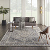 Nourison Moroccan Celebration KI381 Navy Area Rug by Kathy Ireland Home Room Image Feature