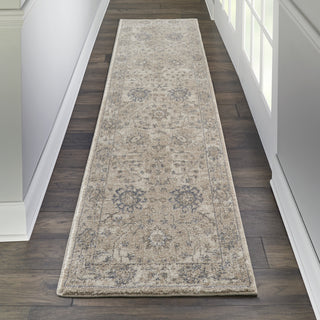 Nourison Moroccan Celebration KI384 Ivory/Sand Area Rug by Kathy Ireland Home Room Image