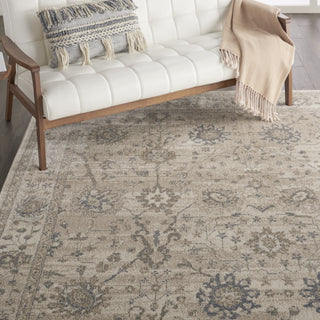 Nourison Moroccan Celebration KI384 Ivory/Sand Area Rug by Kathy Ireland Home Detail Image