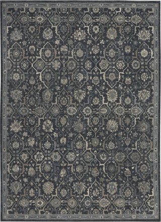 Nourison Moroccan Celebration KI385 Navy Area Rug by Kathy Ireland Home Main Image