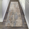 Nourison Moroccan Celebration KI386 Grey/Beige Area Rug by Kathy Ireland Home Room Image