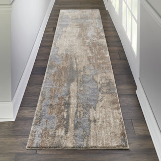 Nourison Moroccan Celebration KI386 Grey/Beige Area Rug by Kathy Ireland Home Room Image