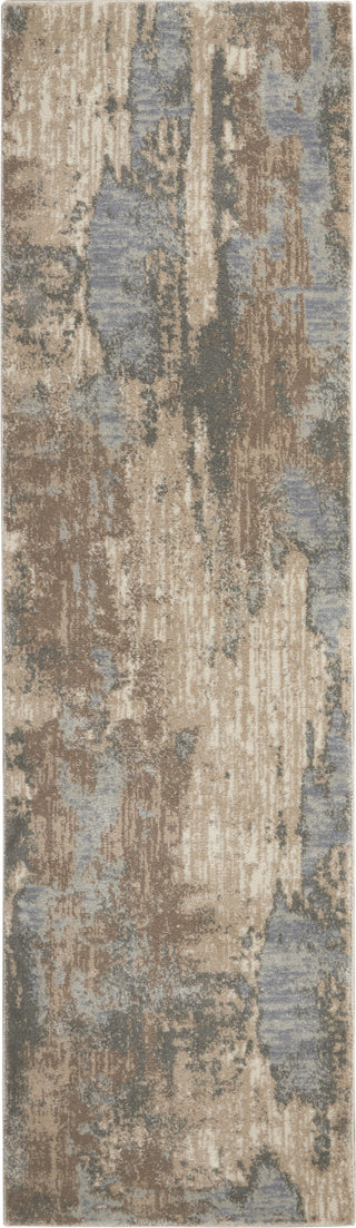 Nourison Moroccan Celebration KI386 Grey/Beige Area Rug by Kathy Ireland Home main image