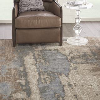 Nourison Moroccan Celebration KI386 Grey/Beige Area Rug by Kathy Ireland Home Detail Image