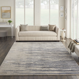 Nourison Moroccan Celebration KI387 Blue/Beige Area Rug by Kathy Ireland Home Room Image Feature