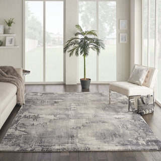 Nourison Moroccan Celebration KI388 Blue/Beige Area Rug by Kathy Ireland Home Room Image Feature