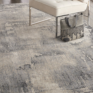 Nourison Moroccan Celebration KI388 Blue/Beige Area Rug by Kathy Ireland Home Detail Image