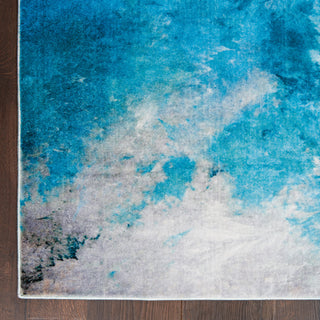 Le Reve LER02 Seafoam Area Rug by Nourison Corner Image