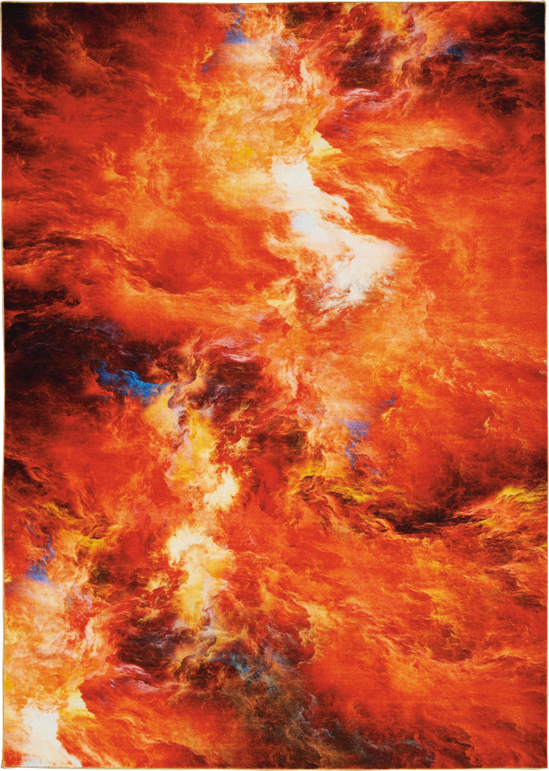 Le Reve LER05 Red Flame Area Rug by Nourison main image