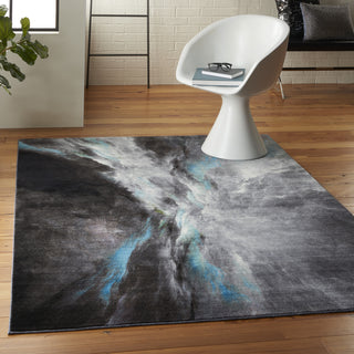 Nourison Le Reve LER06 Charcoal/Multicolor Area Rug Room Image Feature