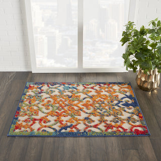 Aloha ALH21 Multicolor Area Rug by Nourison Detail Image