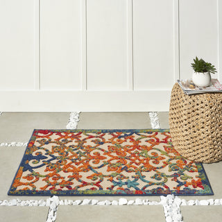 Aloha ALH21 Multicolor Area Rug by Nourison Room Image