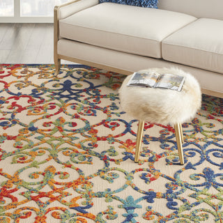 Aloha ALH21 Multicolor Area Rug by Nourison Detail Image