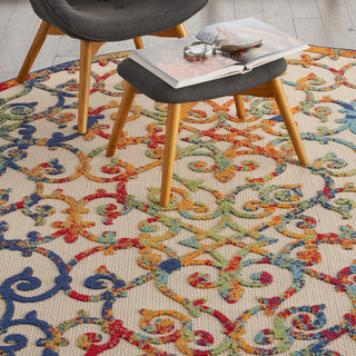 Aloha ALH21 Multicolor Area Rug by Nourison Detail Image