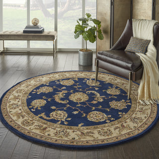 2000 2022 Navy Area Rug by Nourison Room Scene 3