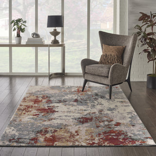 Artworks ATW01 Slate Multi Area Rug by Nourison Room Image