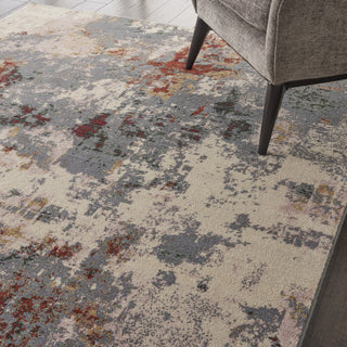 Artworks ATW01 Slate Multi Area Rug by Nourison Detail Image