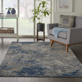 Artworks ATW02 Blue/Grey Area Rug by Nourison Room Image