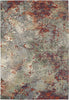 Nourison Artworks ATW02 Seafoam/Brick Area Rug