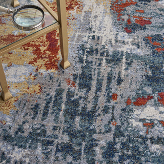 Artworks ATW03 Slate/Brick Area Rug by Nourison Detail Image