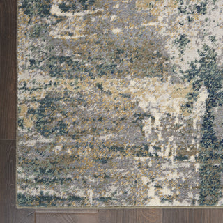 Artworks ATW05 Ivory/Navy Area Rug by Nourison Corner Image