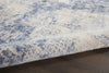 Sleek Textures SLE01 Ivory/Blue Area Rug by Nourison Room Image Feature