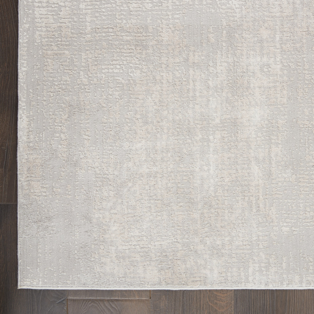 Sleek Textures SLE01 Ivory/Grey Area Rug by Nourison main image