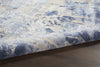 Sleek Textures SLE02 Blue/Cream Area Rug by Nourison Room Image Feature