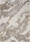 Sleek Textures SLE03 Brown/Ivory Area Rug by Nourison