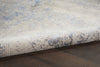 Sleek Textures SLE04 Blue/Ivory/Grey Area Rug by Nourison Room Image Feature